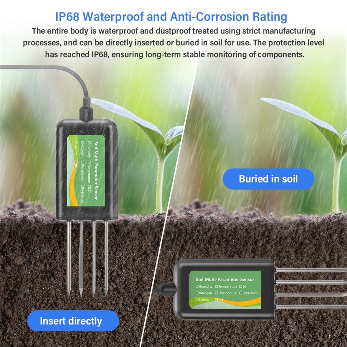 AA86 8-en-1 Capteur de sol Agr - Precision Farming Smart Agriculture avis et prix